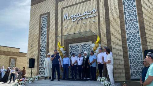 В Сокурах открыли новую мечеть «Мадиня»