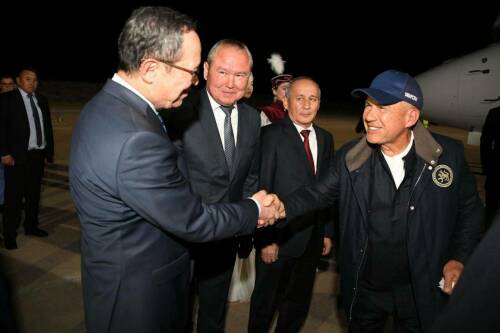 Минниханов прибыл в Кыргызскую Республику с рабочей поездкой