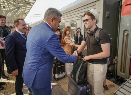 В Казани торжественно встретили победителя Международной олимпиады по химии