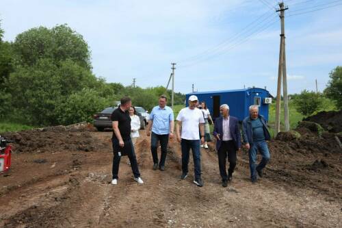 Дамир Фаттахов осмотрел строительство нового водозабора в Бугульме