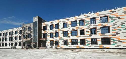 Новая школа в Замелекесье Челнов готова наполовину