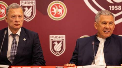 «Мы будем молиться за вас» - Рустам Минниханов пожелал удачи «Рубину» в новом сезоне РПЛ