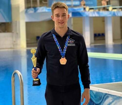 Прыгун в воду Глеб Касьянов взял бронзу на юниорской Спартакиаде 2025 года