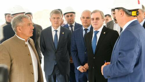 Савельев и Минниханов ознакомились с планами по модернизации аэропорта Казани