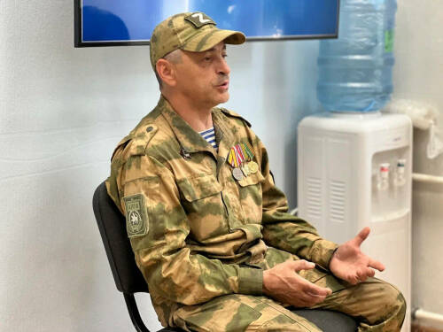 В Казани прошла встреча студентов с ветераном СВО Альфредом Хайбуллиным