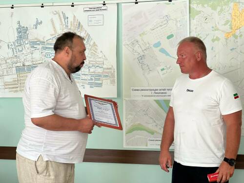 Глава Чистопольского района посетил подшефный Татарстану Лисичанск