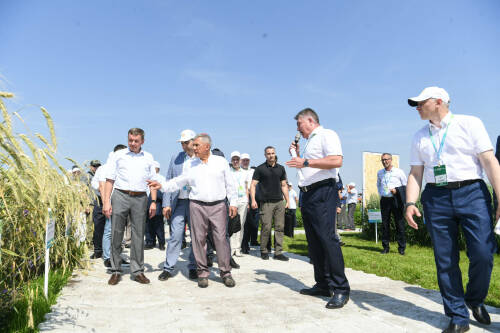 Рустам Минниханов на «Агроволге» поблагодарил аграриев за самоотверженный труд