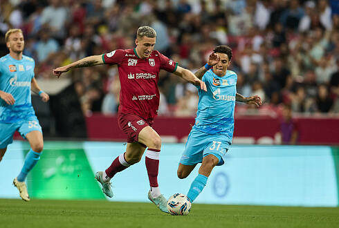 «Зенит» дома разгромил «Рубин» в матче Кубка России