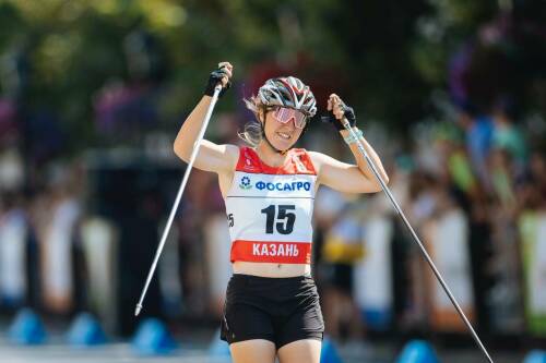 Виктория Лукашова стала победительницей спринта на чемпионате России по лыжероллерам