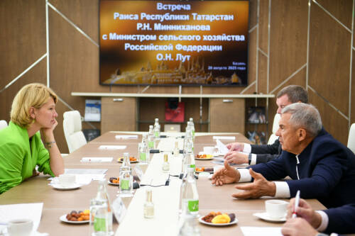 Минниханов и Лут обсудили дальнейшее развитие АПК Татарстана