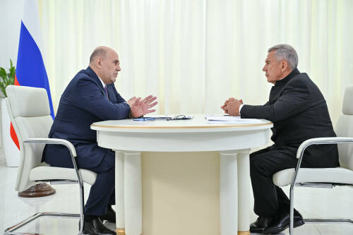 Опубликована стенограмма встречи Минниханова и Мишустина