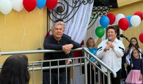 Минниханов принял участие в открытии Детского музейно-образовательного центра в Елабуге