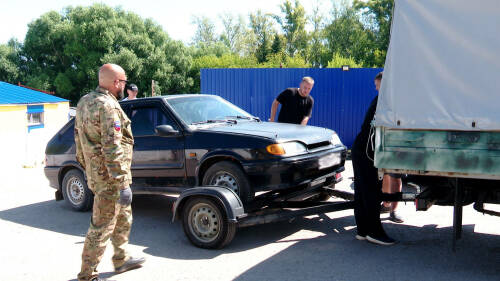 Из Альметьевска отправили 16-ю машину с гуманитарной помощью бойцам СВО
