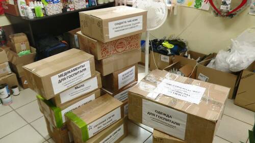 Нижнекамцы из поселка Трудовой отправили новую гуманитарную партию на фронт