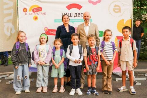 Гюзель Хабутдинова и Азат Кадыров дали старт акции «Помоги собраться в школу»