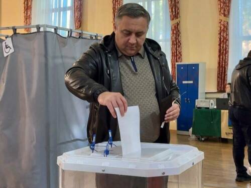 Равиль Хисамутдинов и Марат Айзатуллин проголосовали на выборах в Высокогорском районе