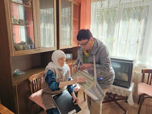 95-летняя жительница Бугульмы проголосовала на дому в Единый день голосования
