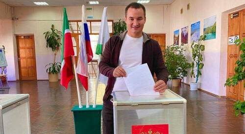 Ринат Садыков проголосовал на выборах Раиса Татарстана