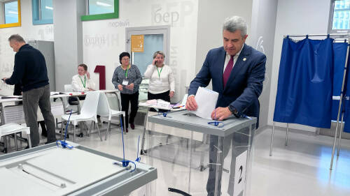 Ильсур Хадиуллин проголосовал на выборах в Татарстане