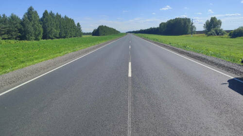 В Алькеевском районе Татарстана по нацпроекту завершили ремонт автодороги