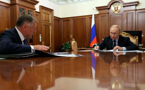 Марат Хуснуллин рассказал Владимиру Путину о текущих результатах работы стройотрасли РФ