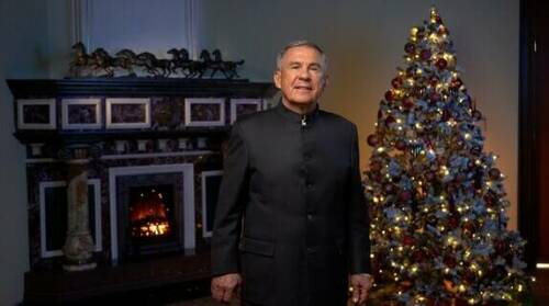 Раис Татарстана Рустам Минниханов поздравил жителей республики с Новым годом