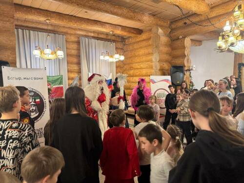 «Опора героев» организовала в Казани детский праздник для семей участников спецоперации