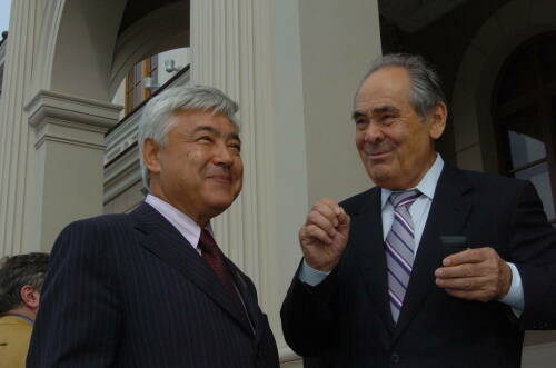 Фарид Мухаметшин поздравил Минтимера Шаймиева с Днем рождения