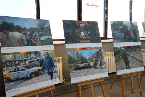 В Верхнем Услоне открылась выставка о преступлениях украинского неонацизма