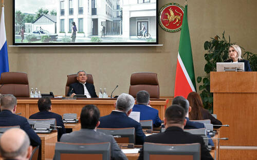 Дом с мезонином в Свияжске и спуск к набережной Казанки: какие проекты одобрил Минниханов