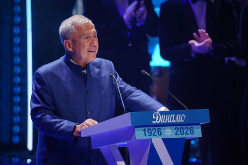 Рустам Минниханов поздравил ФСО «Динамо» РТ со столетним юбилеем