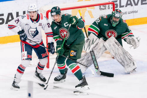 «Ак Барс» разгромно обыграл «Нефтехимик» на своем льду