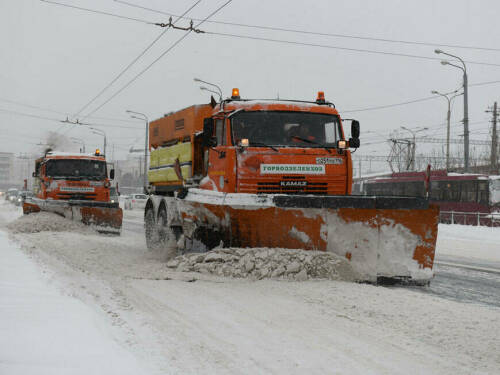 За сутки с улиц Казани вывезли почти 26 тыс. тонн снега