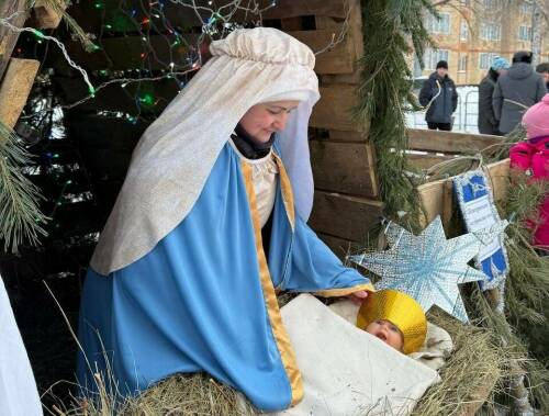 В Мамадыше отметили Рождество Христово на центральной площади