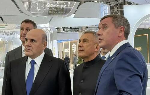 Председатель Правительства РФ Михаил Мишустин отметил успехи Татарстана в агропромышленном комплексе во время посещения стенда республики на выставке &laquo;Золотая осень&raquo;
