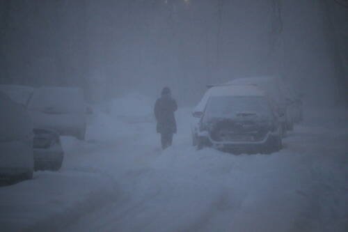 В Нижнекамском районе из-за метели ввели план «Буран»