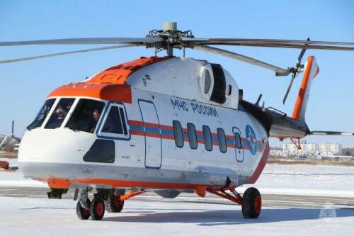 Казанский вертолетный завод передал МЧС России новейший вертолет Ми-38ПС