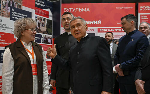 Минниханов – Фаттахову: «К юбилею Бугульмы нужно определить первоочередные задачи»