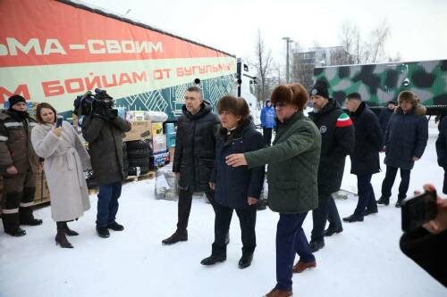 Из Бугульмы отправили 22 тонны гумконвоя бойцам СВО и жителям ДНР