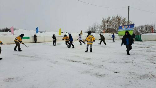 В Пестречинском районе прошел V открытый турнир по хоккею в валенках