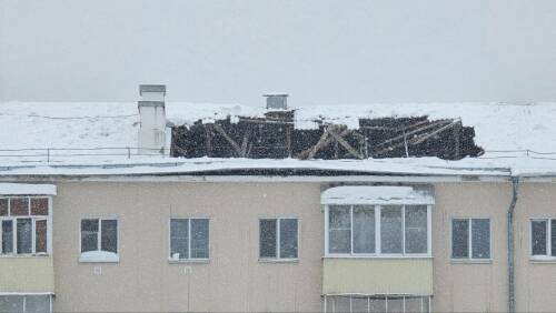 В Казани прокуратура начала проверку после обрушения кровли жилого дома на Советской