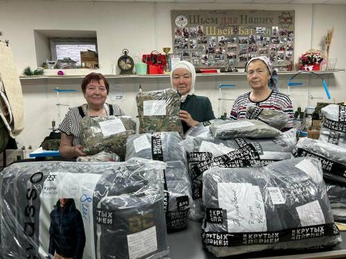 Швейный батальон «Высокая Гора» за январь изготовил почти 300 изделий для бойцов СВО