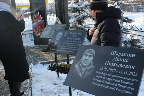 Олег Морозов открыл в Новошешминском районе РТ памятные доски в честь погибших бойцов