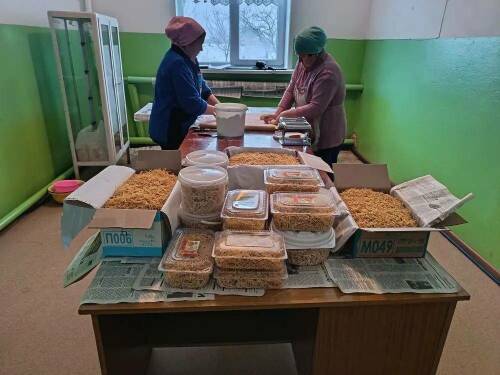 Полтонны домашней лапши отправили волонтеры из села Татарские Саралы бойцам СВО