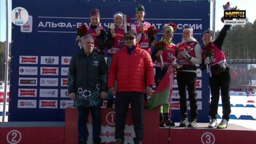 Наталия Шевченко выиграла спринт на чемпионате России по биатлону в Тюмени