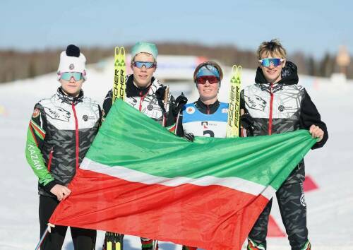 Лыжники из Татарстана выиграли эстафету на зимней Спартакиаде в Коми