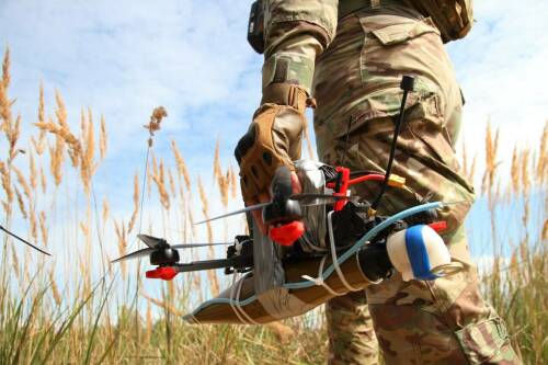 Военнослужащие Войск беспилотных систем перед отправкой на СВО проходят обучение