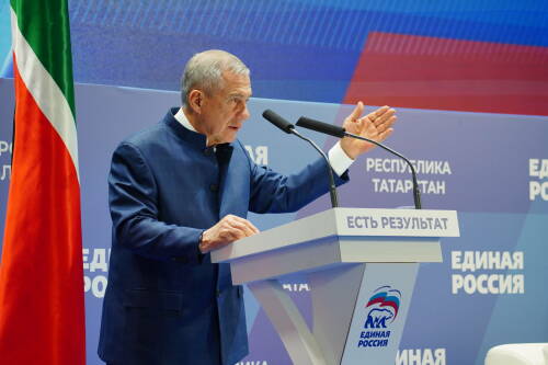 Минниханов: «Единая Россия» ставит масштабные задачи по улучшению качества жизни граждан