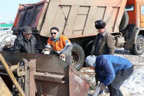 В Актанышском районе продолжается заготовка дров для семей участников СВО