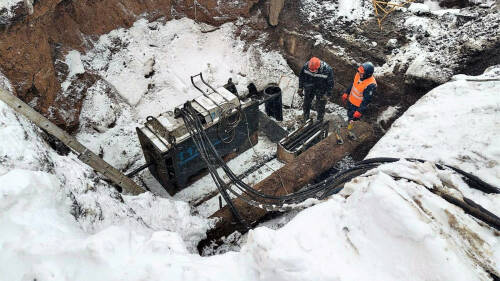 Капремонт канализации начали на проспекте Яшьлек в Набережных Челнах